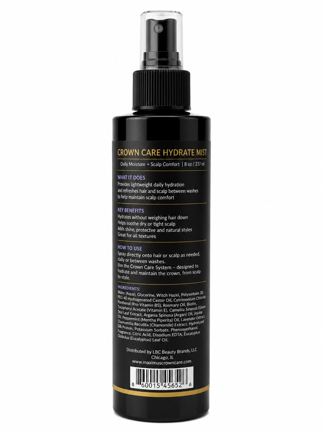 HYDRATE MIST (Daily Moisture + Scalp Support)